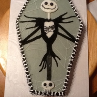 Nightmare Before Christmas Birthday Cake All Buttercream Nightmare before Christmas birthday cake. All buttercream