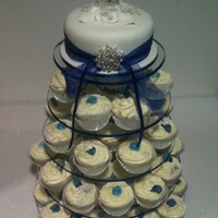 Fruit And Cupcake Tower Fruit and cupcake tower