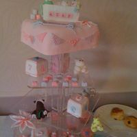 Girls Christening Cake Girls Christening cake