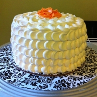 Petal Design This is my first try using this piping technique. Happy with the way it came out.