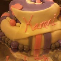 Purple With Flowers This was made for a friends little girl turning 4. She loves purple!