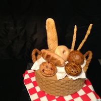 Made For A Client That Didnt Like Cake But Loves Bread His Wife Asked Me To Come Up With A Bread Theme And This Was The Result Made for a client that didn't like cake, but loves bread. His wife asked me to come up with a bread theme, and this was the result...