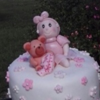 Kiarra's Baby Shower My daughter wanted a cake she saw a picture of for her baby shower.