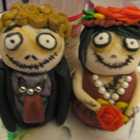 A Topper For My Brothers Grooms Cake The Shading Under The Eyes Isnt Dry Yet But Hopefully Wont Look Yellow Might Have To Touch It U a topper for my brother's grooms cake. :) The shading under the eyes isnt dry yet, but hopefully wont look yellow. Might have to touch...