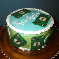 Money Cake Chocolate Cake with Cookies 'n Cream filling. My sister in law said she needed a money cake for her birthday...here ya go sis ;-)