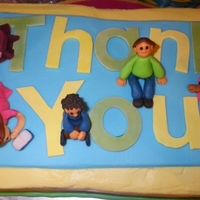 Kids My first people, they are meant to be children for a teacher appreciation cake