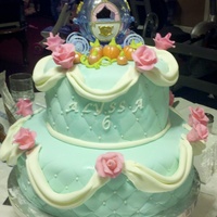 Cinderella Cake For A Little Girls 6Th Birthday Toy Topper Also First Upload Cinderella cake for a little girls 6th birthday. Toy topper. Also, first upload ;)