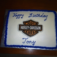 Harley Davidson Cake Harley Davidson Logo Cake