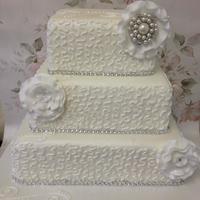 My 1St Attempt At Cornelli Lace Cake But Im Pretty Happy With It My 1st attempt at cornelli lace cake but im pretty happy with it :)