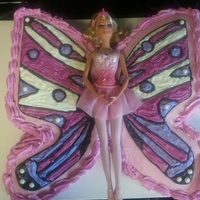 Barbie Mariposa Cake Barbie Mariposa Cake