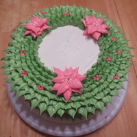 Holiday Wreath Cake Holiday wreath cake