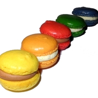 Rainbow Macaroons For Birthday Celebration Rainbow Macaroons / Macarons for Birthday Celebration - filled with chocolate and vanilla buttercreme