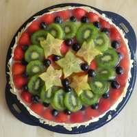 Fresh Fruit Pudding Layer Cake fresh fruit pudding layer cake