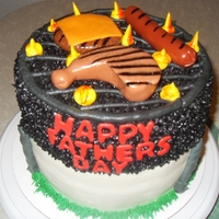 Grill Cake A grill inspired cake for Fathers Day. I will gladly answer any questions :-)