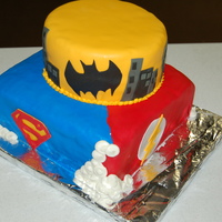 Made This For Our Youth Group We Are Youth Pastors By Day Christmas Party The Theme Was Super Hero Christmas I Had A Third Tier That Was Made this for our Youth Group (we are youth pastors by day) Christmas party. The theme was Super Hero Christmas. I had a third tier that...