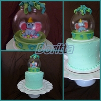 I Was Asked To Do A Dumbo Themed Cake To My Niece 16Th Birthday I was asked to do a dumbo themed cake to my niece 16th birthday