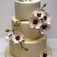 This Is A Wedding Cake I Made Recently And My First Attempt At Sugar Orchids I Loved Having A Go At These And Cant Wait To Make Some More X... This is a wedding cake I made recently and my first attempt at sugar orchids. I loved having a go at these and cant wait to make some more...