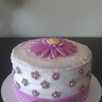 Almond Cake With Almond Filling And Almond And Vanilla Buttercream Almond cake with almond filling and almond and vanilla buttercream.