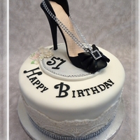 Made This Stiletto Cake For A Dear Friends Birthday Party Made this stiletto cake for a dear friend's Birthday party