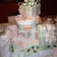 A Tower Of Gift Boxes! I took the Craftsy class and couldn't believe those tiers would stay up...but they did!