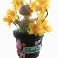 Cake Daffodils This cake emerged from an illustration of Ruth Morehead.