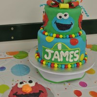 Made This Cake For My Sons First Birthday After Seeing All Of The Wonderful Sesame Street Cakes On Herethank You Made this cake for my Son's first birthday, after seeing all of the wonderful Sesame Street cakes on here...thank you! :)