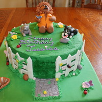 This Was My Daughters Birthday Cake Who Insisted On Having Her Beloved Lion On There As Well As A Few Cats All The Decorations Were Fondan... This was my daughters birthday cake who insisted on having her beloved lion on there as well as a few cats. All the decorations were...
