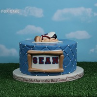 Baseball Themed Baby Shower Cake For Anyone Wanting To Know This Background Is Something That I Found At Hobby Lobby It Will Really Come Baseball themed baby shower cake. For anyone wanting to know this background is something that I found at Hobby Lobby. It will really come...