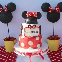 Minnie Mouse Cake 1 