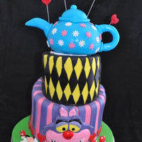 Alice In Wonderland Cake And Cupcakes 