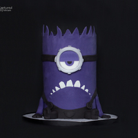 Purple Minion Cake Made For My Sons 7Th Birthday Purple Minion cake made for my sons 7th birthday.