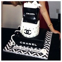 Chanel Cake Red Velvet With Nutella Filling Chanel cake red velvet with Nutella filling