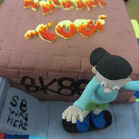 Really Enjoyed Making This Cake For A Friends Nephew Unfortunately The Brisbane Humidity Got To The Figurine On The Day Of Delivery Even A... Really enjoyed making this cake for a friend's nephew. Unfortunately the Brisbane humidity got to the figurine on the day of delivery...