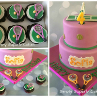 Tennis Themed Cake 