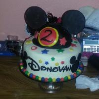 My 1St Attempt At Making A Mickey Mouse Birthday Cake For My Sons 2Nd Birthday *my 1st attempt at making a mickey mouse birthday cake for my son's 2nd birthday,
