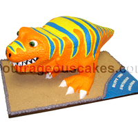 3D Dinosaur Cake Dino cake.