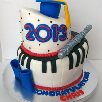 Music Theme Graduation Cake Music Theme Graduation Cake