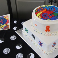 Made This Cake For 14 Yr Old Girl Friend Of My Son Who Was Celebrating Being In Remission From Leukemia She Created The Abstract Artwork Made this cake for 14 yr. old girl (friend of my son) who was celebrating being in remission from Leukemia. She created the abstract...