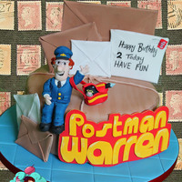 Postman Pat & His Black & White Cat Xx Postman Pat's Parcels x Last year Warren had a minion cake for his 1st birthday, this year for his 2nd it's postman pat, Jess and...