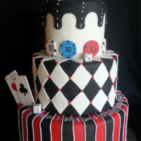 Casino Cake Casino themed 30th Birthday Cake