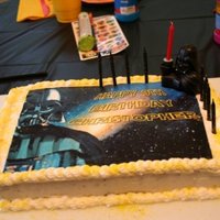 Soi Think Ill Decorate My Sons Cake Purchased An Edible Image From A Vendor On Amazon Bought A Basic Set And Winged It So...I think I'll decorate my son's cake. Purchased an edible image from a vendor on amazon, bought a basic set and winged it.