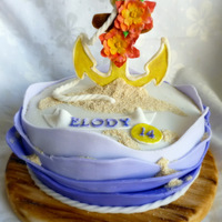 Nautical Tattoo Inspired Cake 