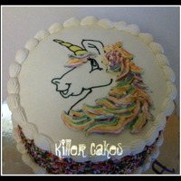 Rainbow Unicorn Birthday Cake Its Rainbow Inside Also Rainbow Unicorn birthday cake! Its rainbow inside also