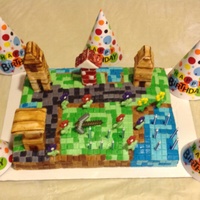 Mine Craft Birthday Cake 2013 Mine Craft Birthday Cake, 2013