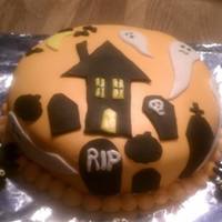 Fondant Halloween Cake 2013 *Fondant Halloween cake 2013