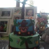 Fondant Covered Cakes With Modelling Chocolate Decorations Top Cake Is Vanilla Bottom Is Chocolate Fondant covered cakes with modelling chocolate decorations.Top cake is vanilla, bottom is chocolate.