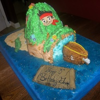 One Of My First Fondant Birthday Cakes Piping Gel For The Water And Gramcrackers For The Sand I Lined The Bottom Of The Cake With Fondant One of my first fondant birthday cakes. Piping gel for the water and gramcrackers for the sand. I lined the bottom of the cake with fondant...