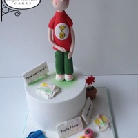 Mr. Lovely The Teacher, I made this cake few months ago for the best ever primary school teacher.The cake was designed over the things Mr. Lovely teacher does with...