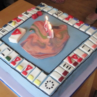 12 Chocolate Covered In Ganache And Sugarpaste A Board Game For My School Friends 40Th Birthday Sheffield Shares Is A Property Tradin 12" chocolate covered in ganache and Sugarpaste. A board game for my school friend's 40th birthday. 'Sheffield Shares'...