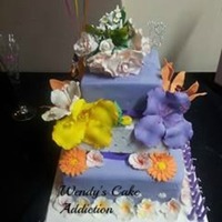 18Th Birthday Cake My Niece Wanted A Mixture Of Flowers Had Problem With The Weather And Flowers Started To Wilt But She Was Very Happy *18th Birthday Cake my niece wanted a mixture of flowers, had problem with the weather and flowers started to wilt but she was very happy